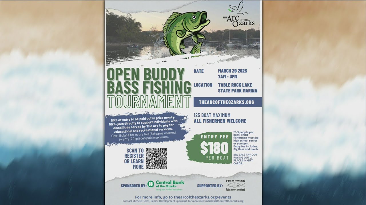 Arc of the Ozarks' Open Buddy Bass Fishing Tournament