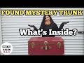 FOUND A TRUNK I Bought Abandoned Storage Unit Locker / Opening Mystery Boxes Storage Wars Auction