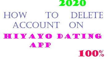 how to delete account on hiyayo app | how to deactivate account on hiyayo app
