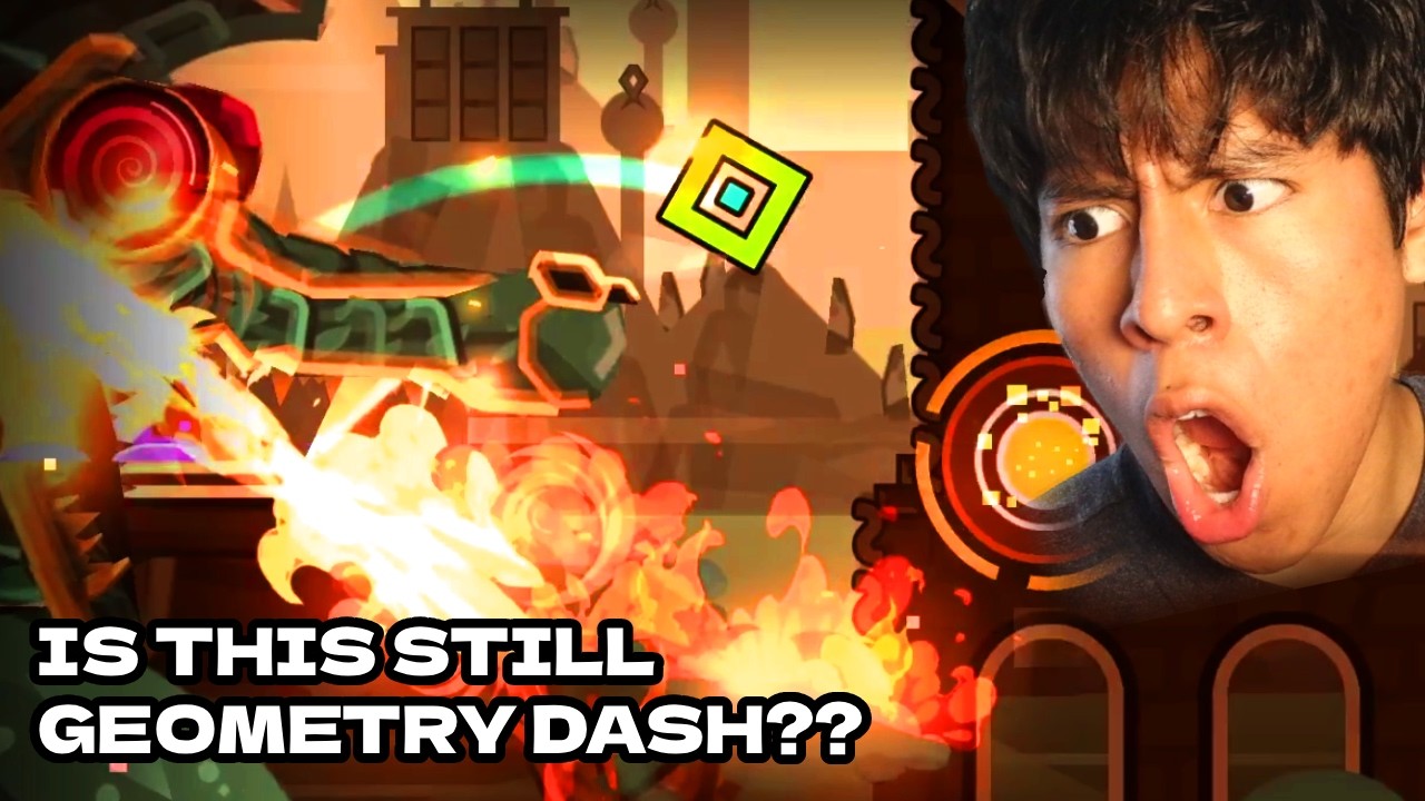 PLAYING THE CRAZIEST GEOMETRY DASH LEVELS (Geometry Dash #12)