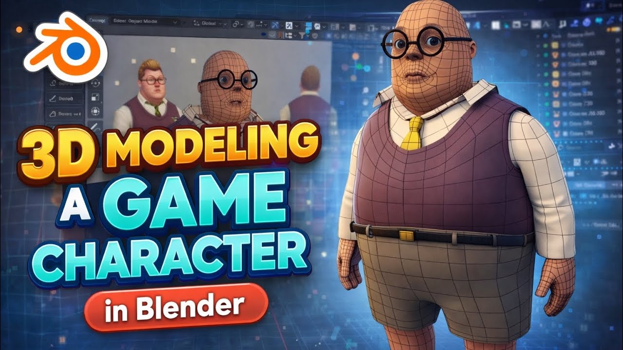 How to Model a Game Character in Blender (Step-by-Step Guide)