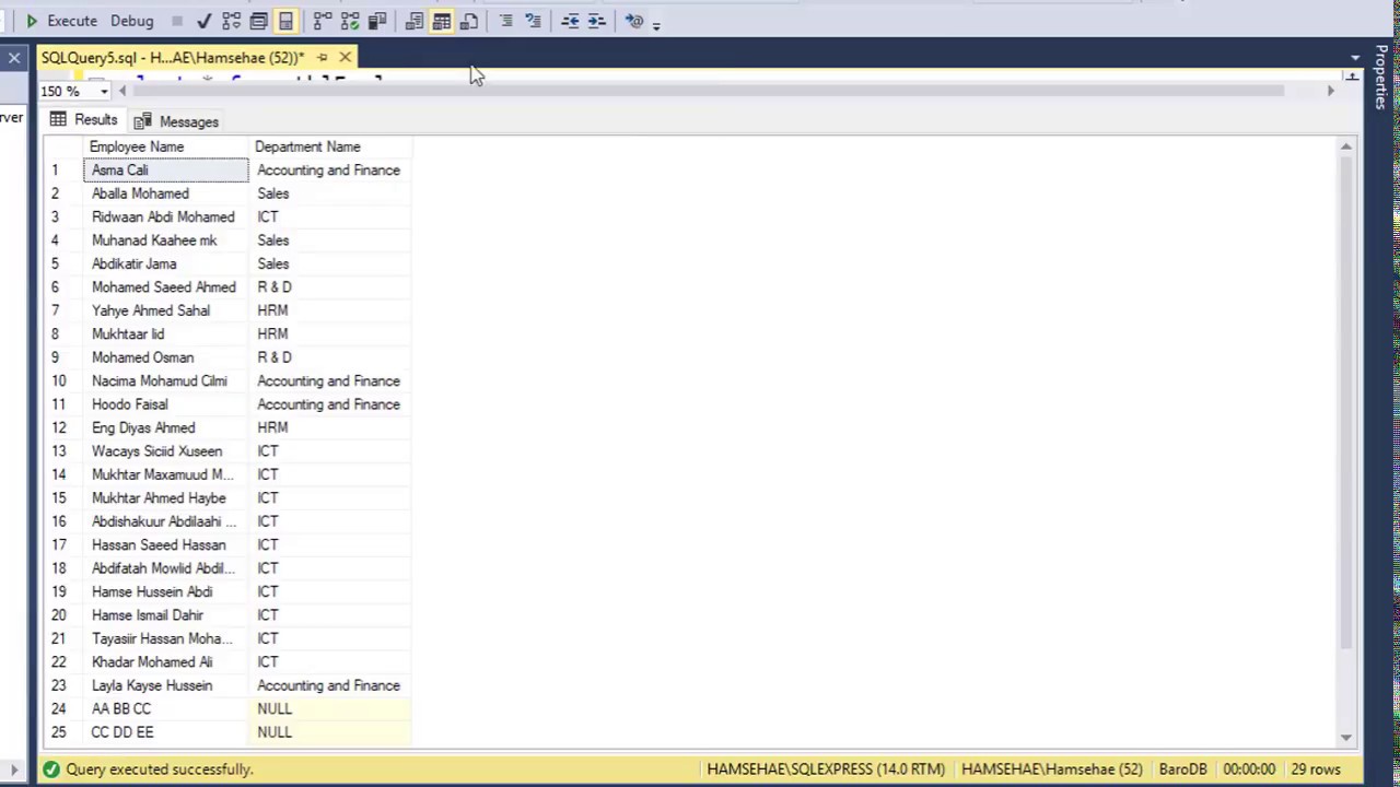 Lesson 18 Full Join in Microsoft SQL Server - YouTube