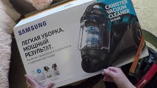 ПОЛОМАЛСЯ! Я купила. Обзор пылесоса SAMSUNG.Боня не хочет помогать.