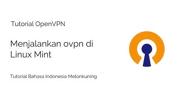 Tutorial OpenVPN - 3 Menjalankan ovpn di Linux Mint