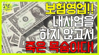 보험영업 내사업을 하지않으면 죽은목숨이다