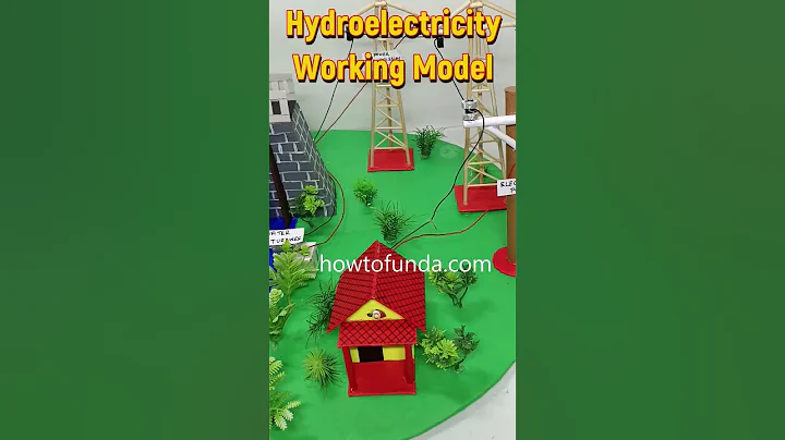 hydroelectricity working model - diy - howtofunda - shorts
