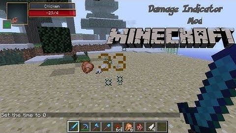 Minecraft Mod Spotlight - Damage Indicator Mod (1.5.1)