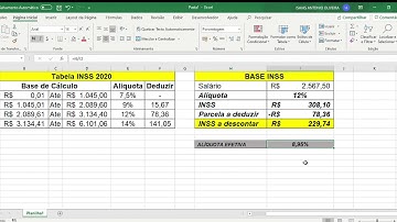Cálculo INSS 2020