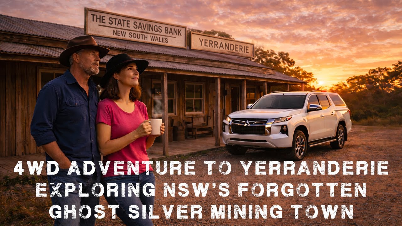 Внедорожное приключение в Йеррандери – исследование забытого города-призрака серебряных рудников ...