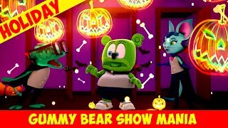Halloween With Neon Pumpkins - Gummy Bear Show Mania