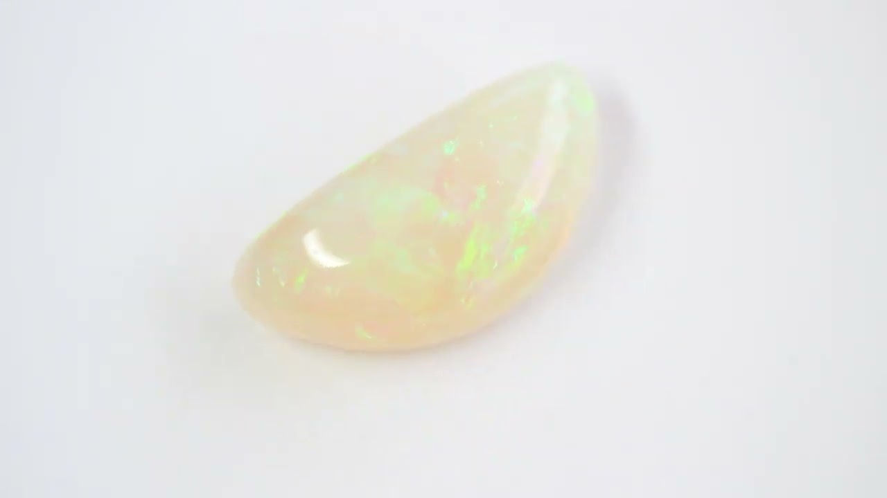 2.66ct Natural solid white opal