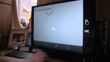 BlackBerry Z10 using Bluetooth keyboard and mouse