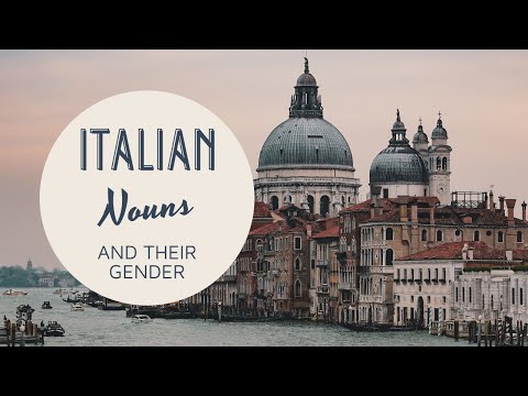 არსებითი სახელის რიცხვი და სქესი იტალიურში - Italian nouns and their gender [SUB ENG]