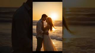 Cuple Romantic Kissing Seen