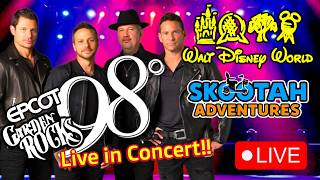 LIVE from Disney World: Disney Fun & 98° Epic EPCOT Concert! 🏰🎸#DisneyWorld#98°LIVE
