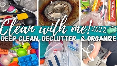 NEW* DEEP CLEAN DECLUTTER AND ORGANIZE WITH ME // SPEED CLEANING MOTIVATION 2022 CLEAN WITH ME 2022