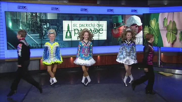 Irish dancers prepare for St. Patrick's Day Parade