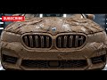 BMW M5 🤯🤯 fully muddy #bmw #m5 #asmr