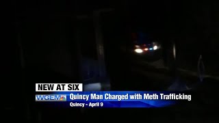 Quincy man charged with meth trafficking