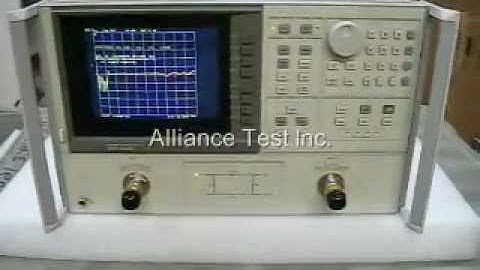 8720C Agilent / HP, Network Analyzer 50MHz to 20GHz from Alliance Test!