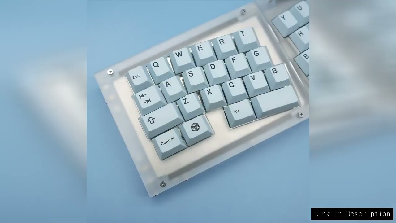 Libra Mini 40% Acrylic Keyboard Kit Ergonomics Keyboard Case Alice Customized Keyboard Case