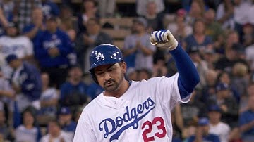 COL@LAD: Gonzalez hits an RBI double to open scoring