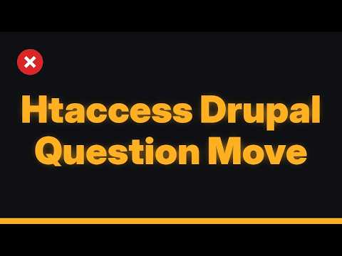 Drupal: How to move drupal into a subdirectory so non-drupal content works in the original folder?