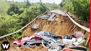 10 Devastating Landslides & Rockfalls Caught On Camera