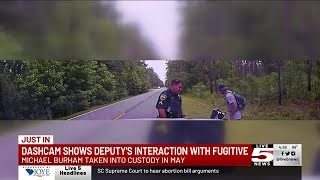 VIDEO: Sheriff’s Office releases dashcam video of encounter with wanted fugitive
