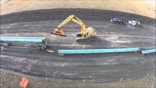 Pioneer Truck Lines Stringing 36 Diameter Pipe
