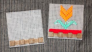 🟩 Basket Pattern🧺 | Tutorial 1 | Plastic Canvas