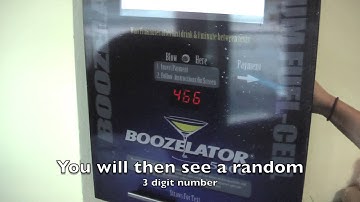 Boozelator® Dry Gas Calibration Tutorial