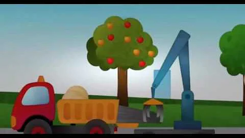 {new} Bagger Autos Zeichentrickseri...  fr Kinder ...