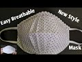 Face Mask Sewing Tutorial (Breathable Face Mask) / Make Easy Face Mask at Home / DIY Cloth Face Mask