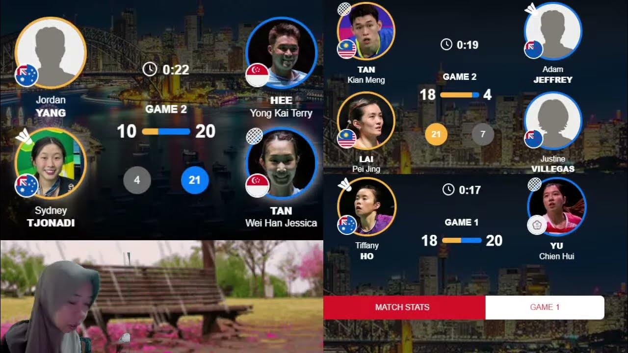 🔴Hee/Tan Lolos Quarter Final Australia Open 2024, Siaran BWF Livescore YouTube