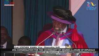 LIVE: University of Nairobi 69th Graduation Ceremony