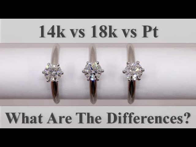 14kt vs 18kt Gold Engagement Rings