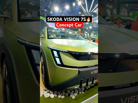 Skoda Vision 7s Concept car 🔥 Car nhi bawal hai
