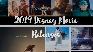 2019 Disney Movies