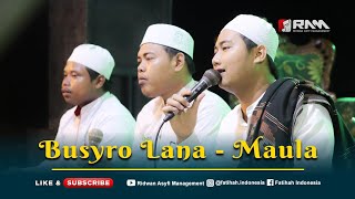 BUSYRO LANA - MAULA (Burdah) || Ridwan Asyfi Fatihah Indonesia