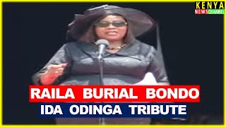 Celebrity Raila Wife Ida Odinga POWERFUL EMOTIONAL TRIBUTE Speech durin Burial in Bondo Net Worth