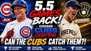 CAN THE CUBS CATCH THE BREWERS! 43 GAMES LEFT TO WIN THE NL CENTRAL!