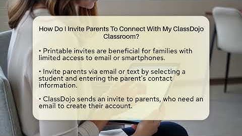 How Do I Invite Parents To Connect With My ClassDojo Classroom? - Special Education Learning