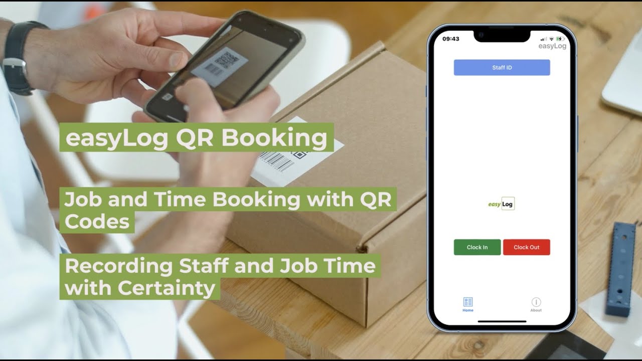 easyLog QR Booking - YouTube
