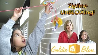 Goldie Blox ZIPLINE Action Figure UnBLOXing!!!