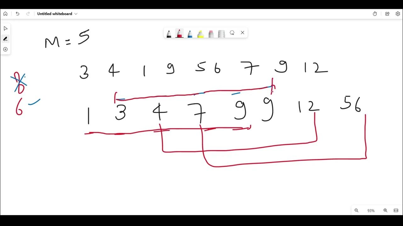 Chocolate distribution problem dsa array gfg youtube