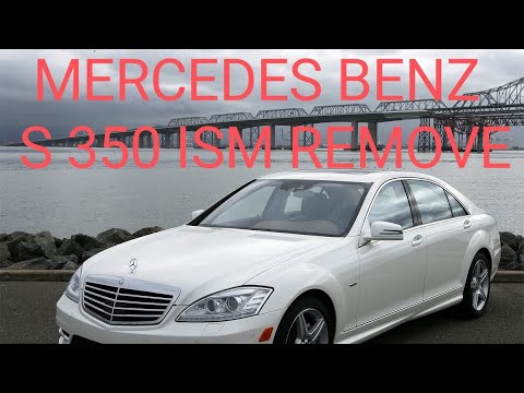 MERCEDES BENZ S 350 2010 ISM intelligent servo module remove