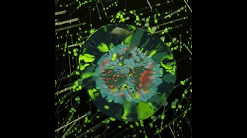 Green  Bubble  with  Blender/Eevee