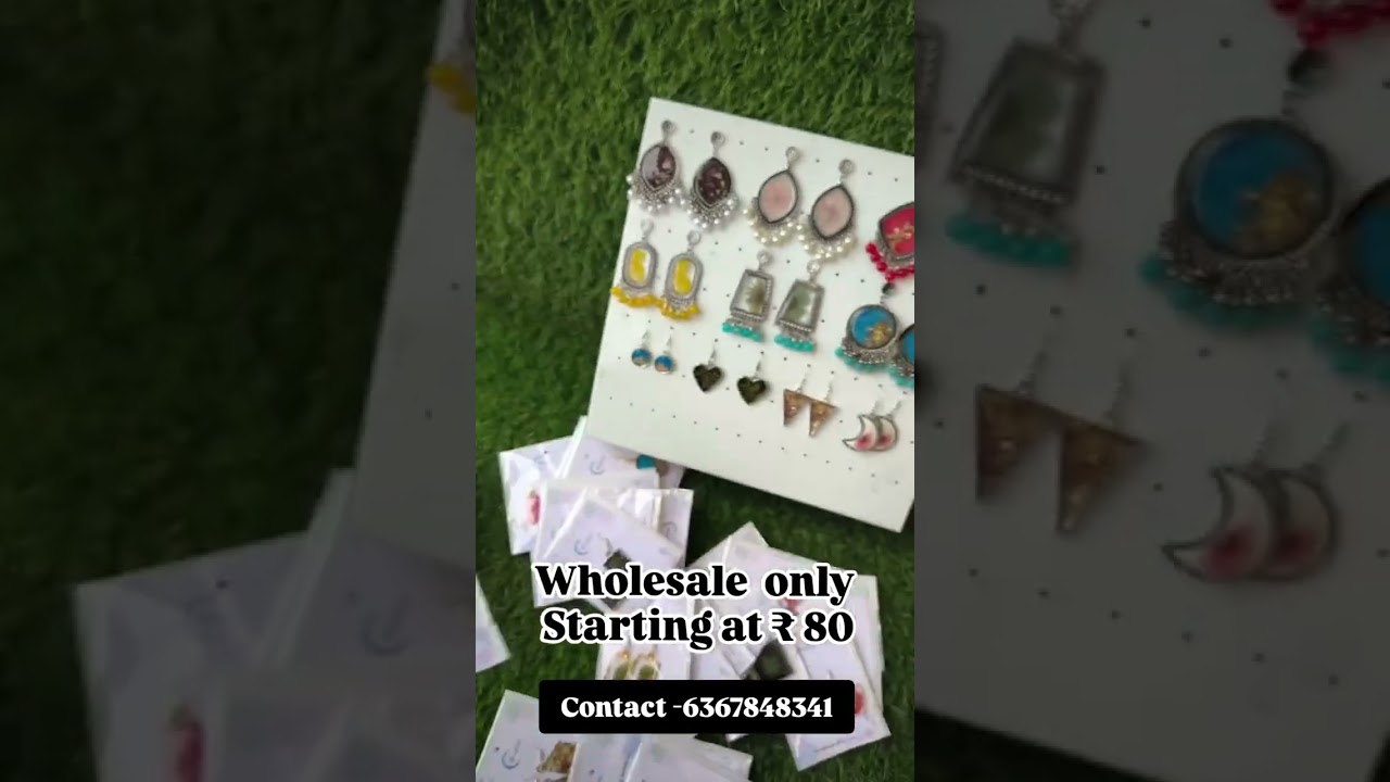 Beautiful Resin Jewellery at Wholesale Price ||  Resin Art Manufacturer 