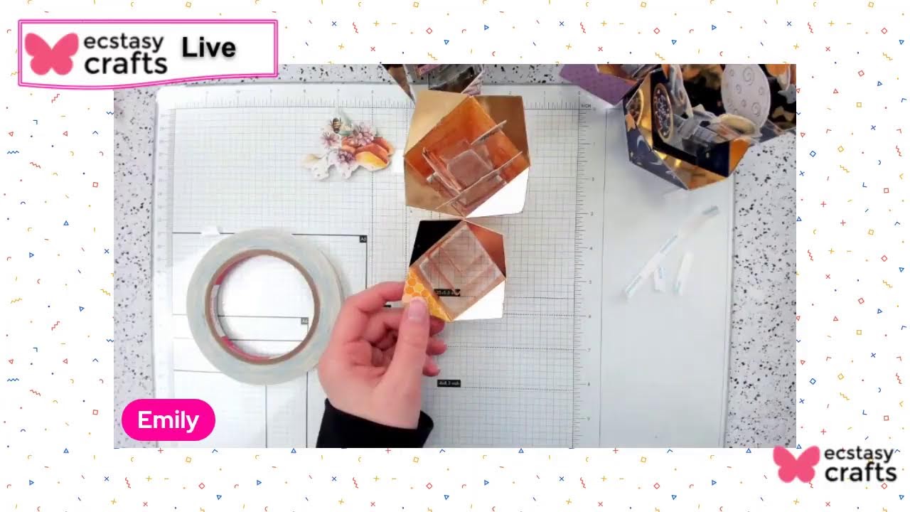 Creative Connection - Exploding Box Concept Kit by Hunkydory - YouTube